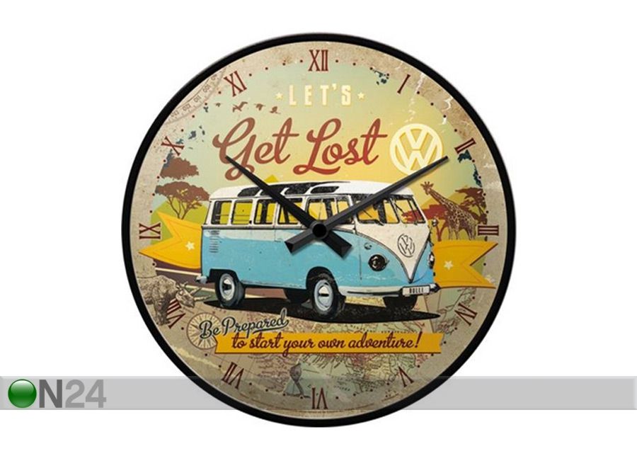Часы в ретро-стиле VW Let`s Get Lost увеличить