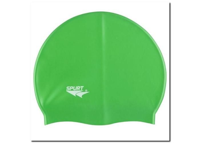 Шапочка для плавания силиконовая SPURT SH86 зелёная увеличить
