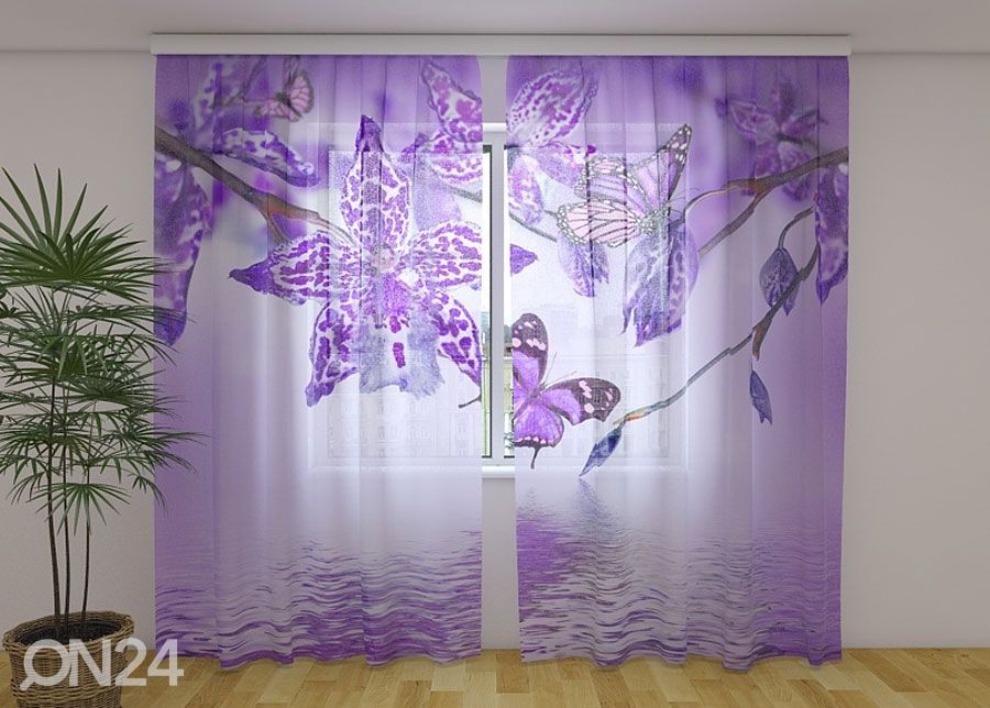 Шифоновая фотоштора Violet Orchid 240x220 cm увеличить