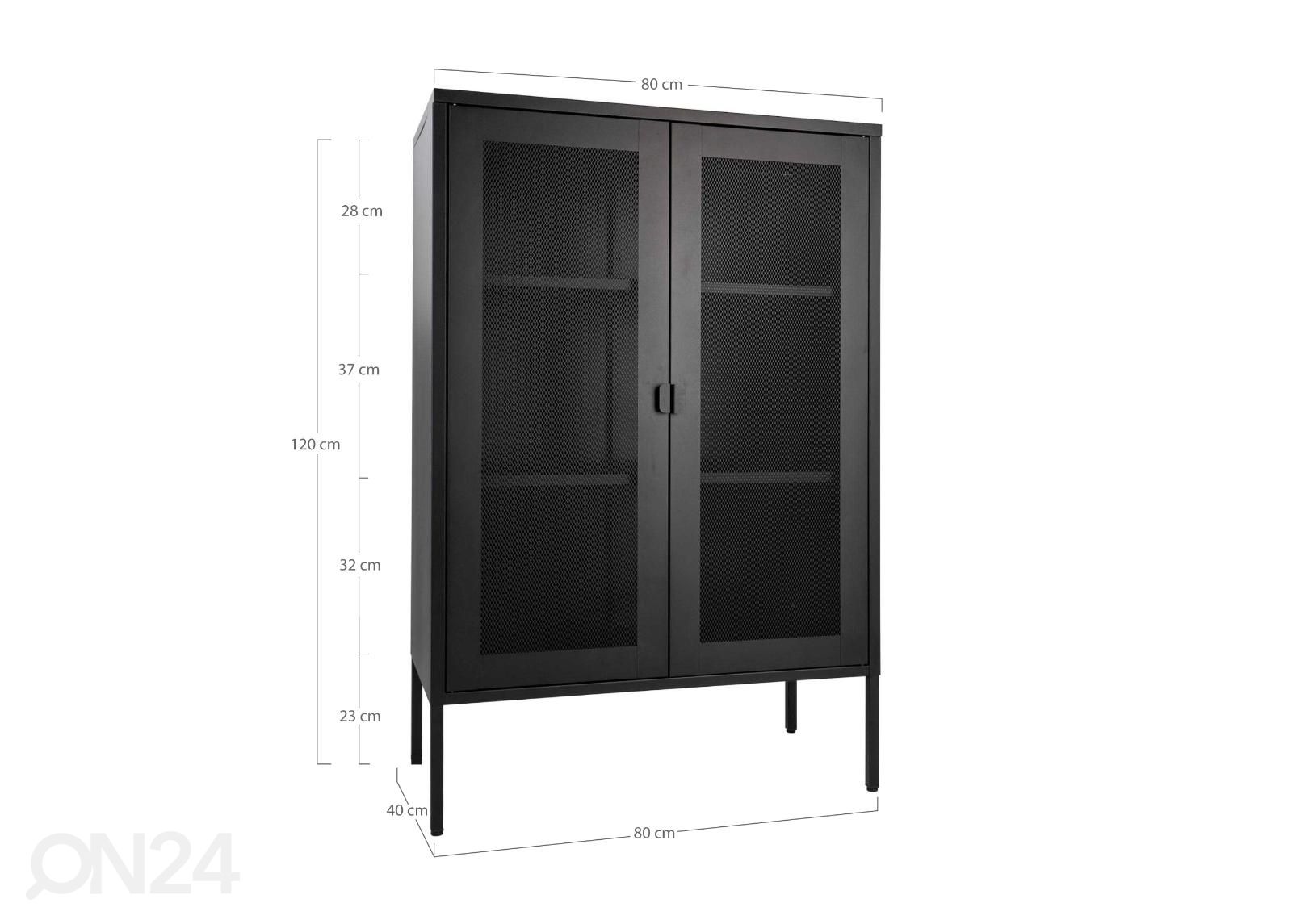 Шкаф-витрина Wangaratta 80 cm увеличить размеры