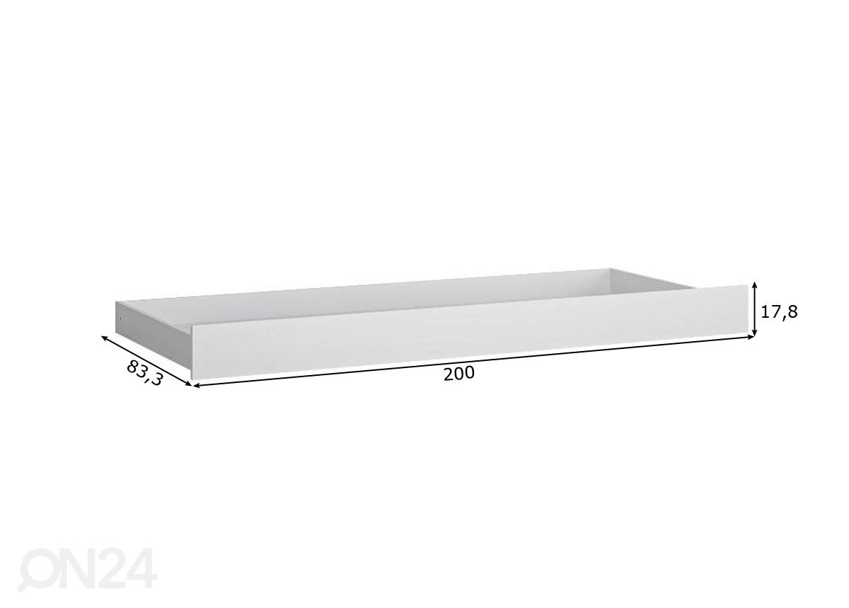 Ящик кроватный Fribo 90/120 cm увеличить размеры