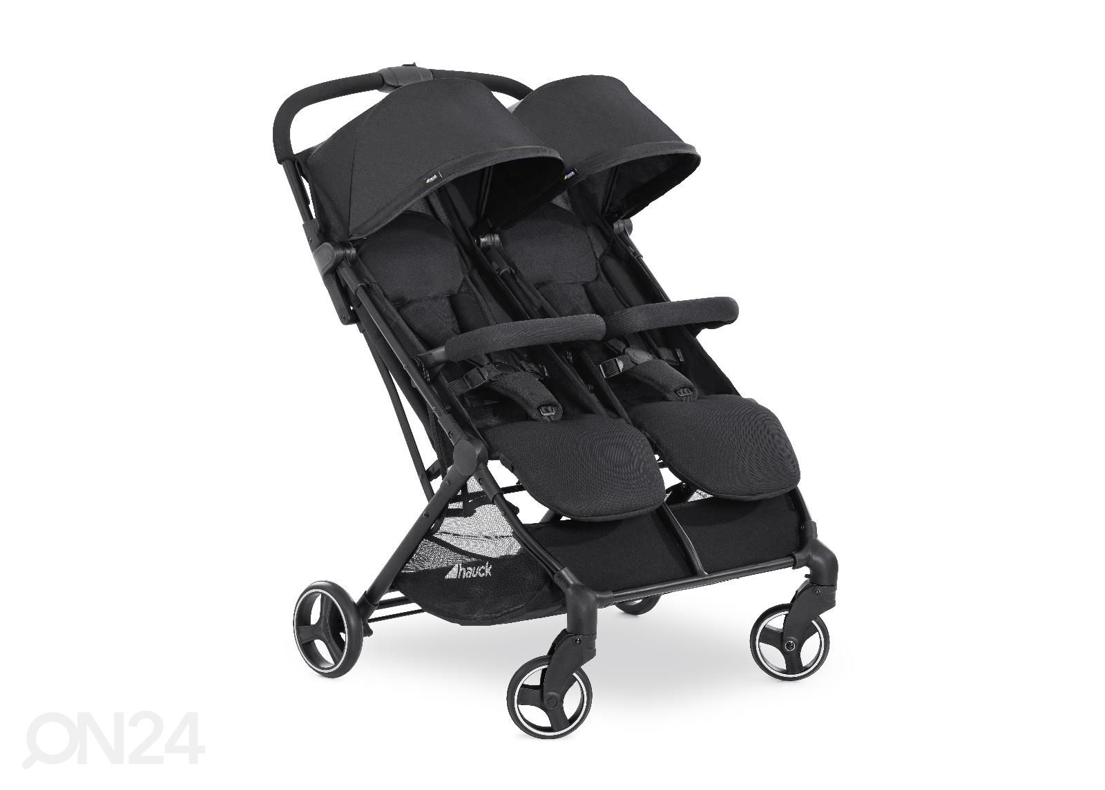 2-местная прогулочная коляска Hauck Comfort Swift X Duo чёрный увеличить