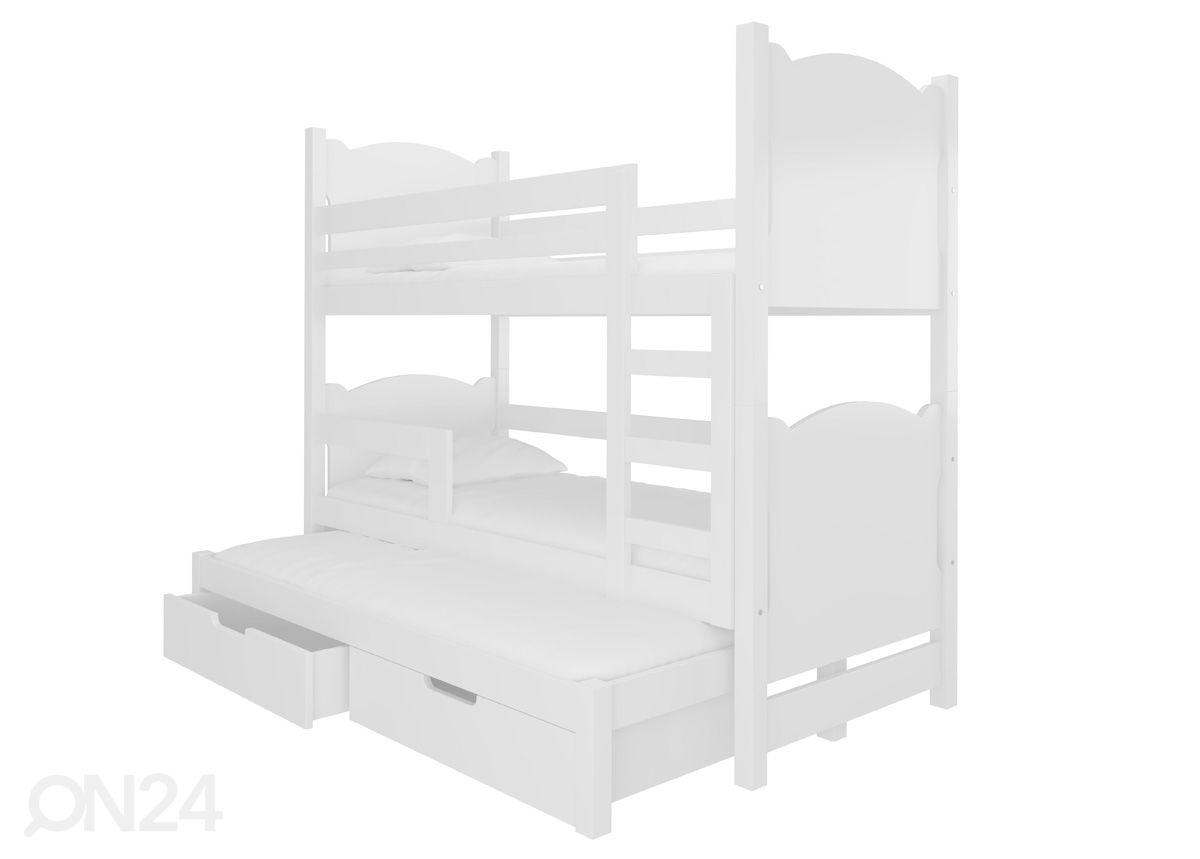 3-местная двухъярусная кровать Lena 75x180 cm увеличить