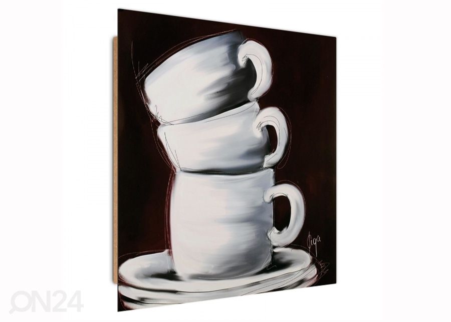 3D настенная картина Three cups 30x30 см увеличить