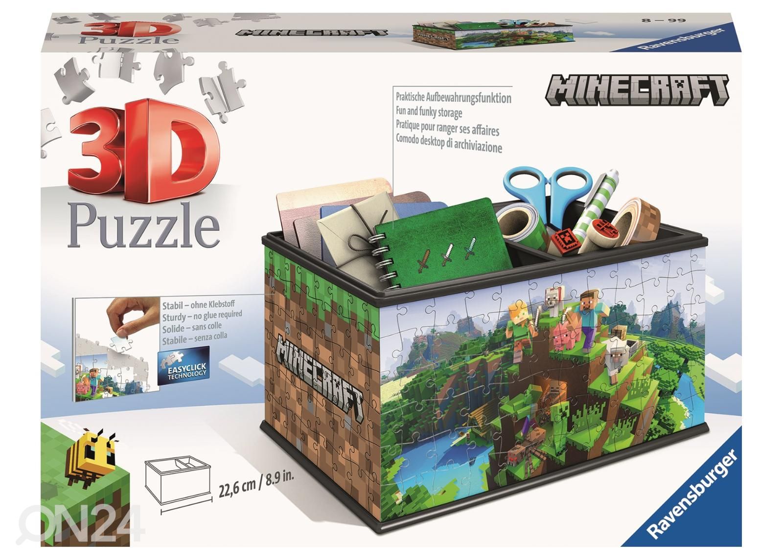 3D-пазл - ящик для хранения Minecraft Ravensburger увеличить