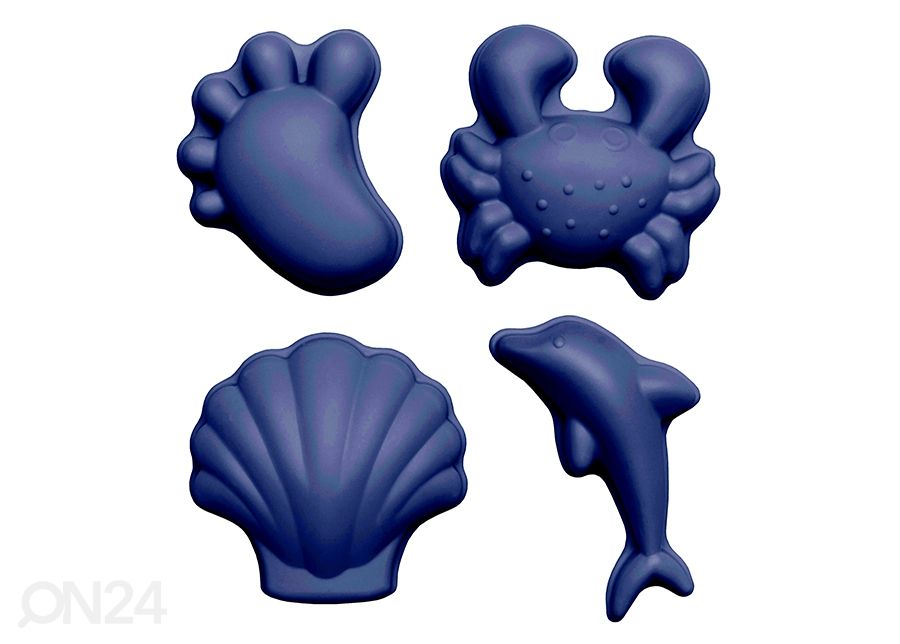 Cиликоновые формы для песка Scrunch, темно-синего цвета увеличить
