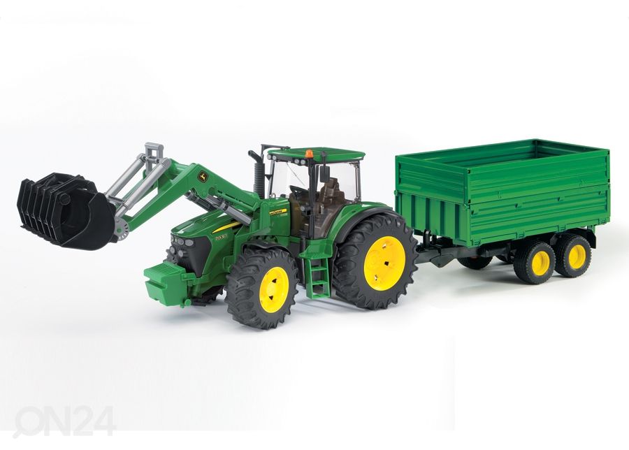 John Deere 7930 фронтальный погрузчик с прицепом 1:16 Bruder увеличить