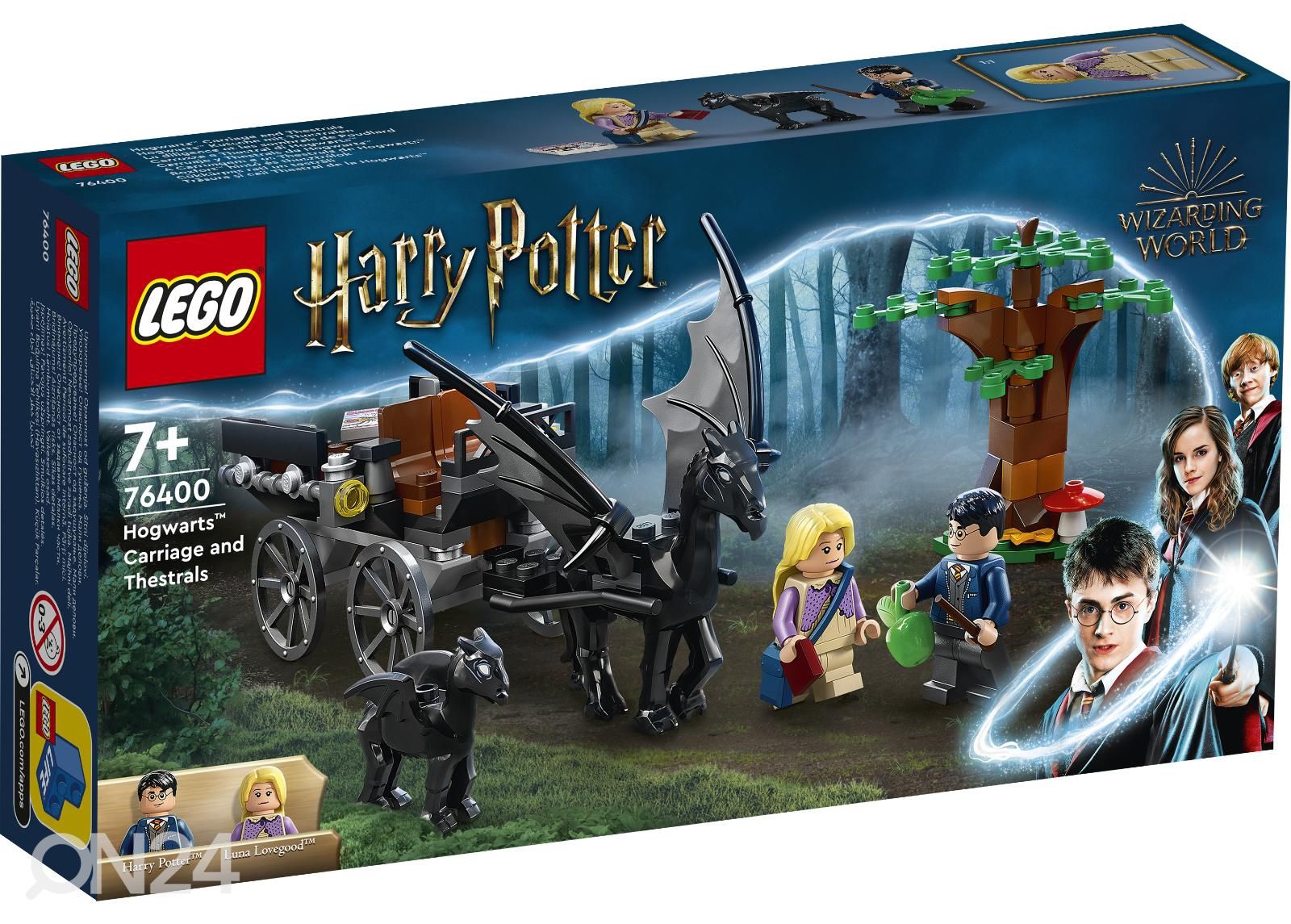 LEGO Harry Potter картеа Хогвартса и фестралы увеличить