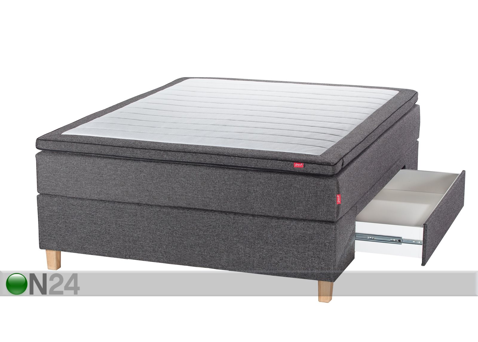 Sleepwell Black континентальная кровать с ящиком 140x200 cm увеличить