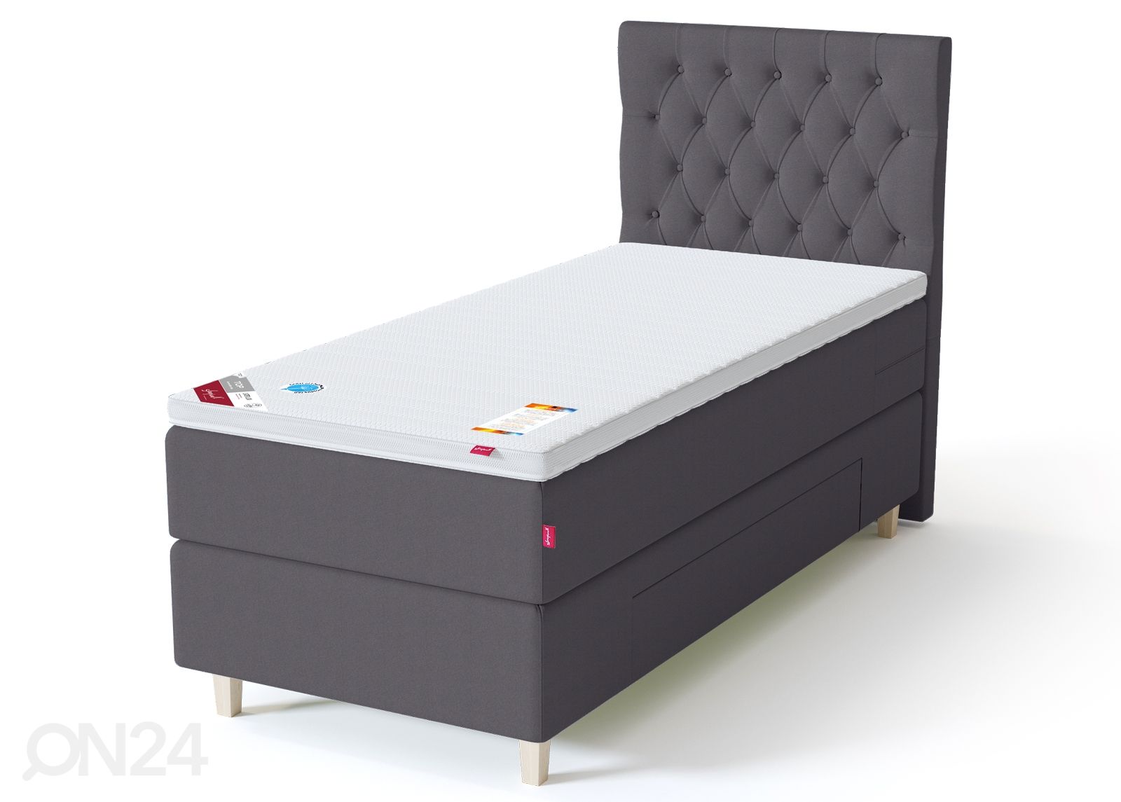 Sleepwell Black континентальная кровать с ящиком 90x200 cm увеличить