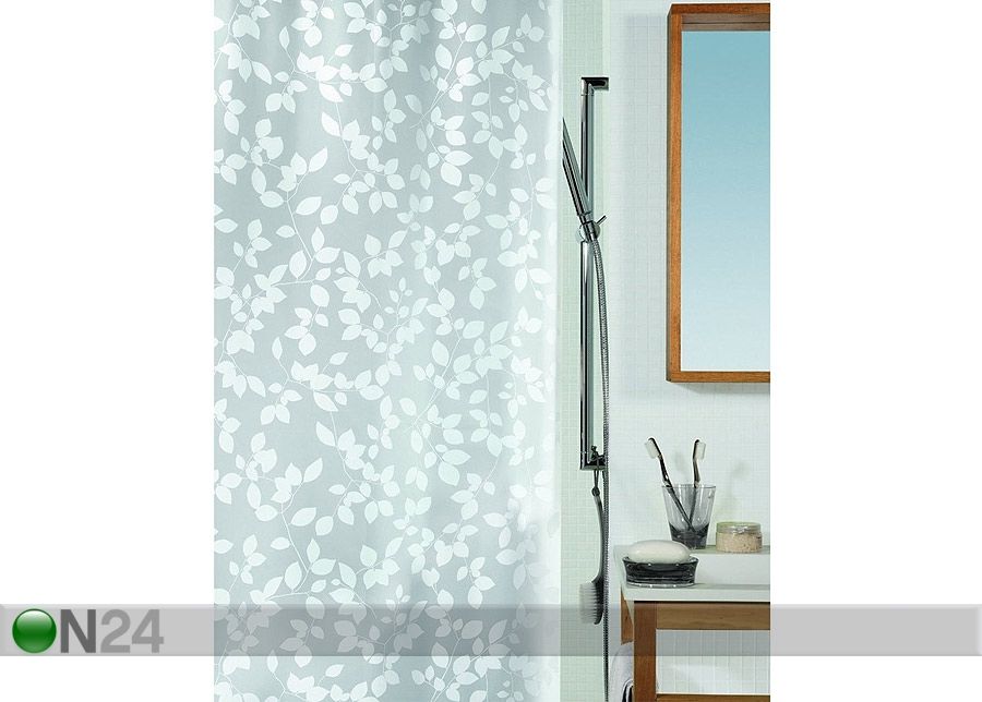 Spirella виниловая штора для ванной Blatt белый увеличить