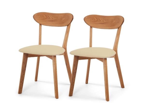 Стулья из массива дуба Irma, 2 шт